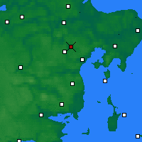 Nearby Forecast Locations - Oedum - карта