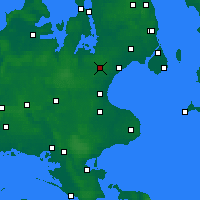 Nearby Forecast Locations - Роскилле - карта