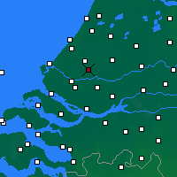 Nearby Forecast Locations - Роттердам - карта
