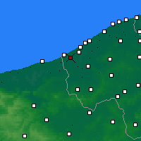 Nearby Forecast Locations - Коксейде - карта