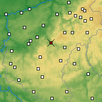 Nearby Forecast Locations - Ла-Рош-ан-Арден - карта