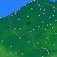 Nearby Forecast Locations - Руселаре - карта