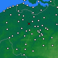 Nearby Forecast Locations - Гент - карта