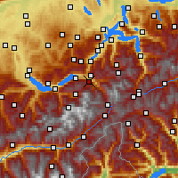Nearby Forecast Locations - Майринген - карта
