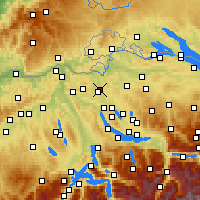 Nearby Forecast Locations - Бюлах - карта