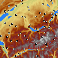 Nearby Forecast Locations - Тун - карта