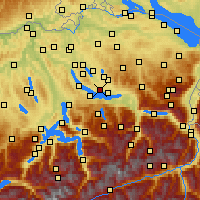 Nearby Forecast Locations - Хомбрехтикон - карта