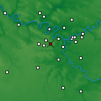 Nearby Forecast Locations - Vélizy-Villacoublay - карта