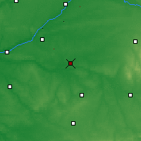 Nearby Forecast Locations - Роморантен-Лантене - карта