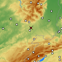 Nearby Forecast Locations - Бельфор - карта
