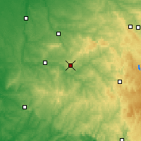 Nearby Forecast Locations - Лимож - карта