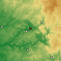 Nearby Forecast Locations - Брив-ла-Гайард - карта