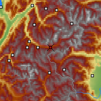 Nearby Forecast Locations - Модан - карта