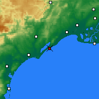 Nearby Forecast Locations - Сет - карта