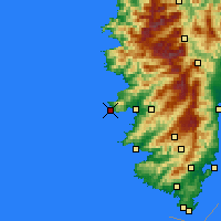 Nearby Forecast Locations - La Parata - карта
