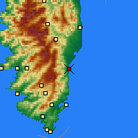 Nearby Forecast Locations - Solenzara - карта