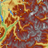 Nearby Forecast Locations - Beaufortain - карта