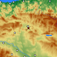 Nearby Forecast Locations - Памплона - карта