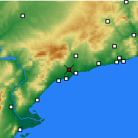 Nearby Forecast Locations - Реус - карта