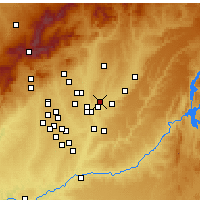 Nearby Forecast Locations - Торрехон-де-Ардос - карта