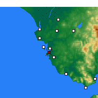 Nearby Forecast Locations - San Fernando - карта