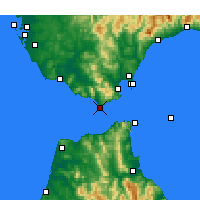 Nearby Forecast Locations - Тарифа - карта