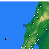 Nearby Forecast Locations - Cabo Carvoeiro - карта