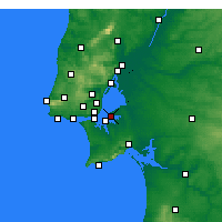Nearby Forecast Locations - Монтижу - карта