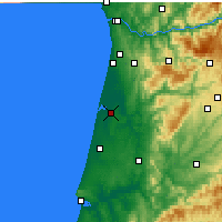 Nearby Forecast Locations - Авейру - карта