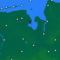 Nearby Forecast Locations - Вильгельмсхафен - карта