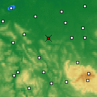 Nearby Forecast Locations - Хильдесхайм - карта