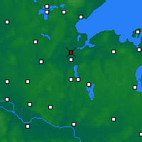 Nearby Forecast Locations - Любек - карта
