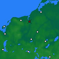 Nearby Forecast Locations - Росток - карта