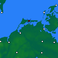Nearby Forecast Locations - Fischland-Darß-Zingst - карта