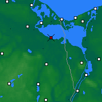 Nearby Forecast Locations - Иккермюнде - карта