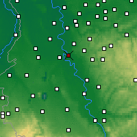 Nearby Forecast Locations - Дюссельдорф - карта