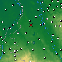 Nearby Forecast Locations - Мёнхенгладбах - карта