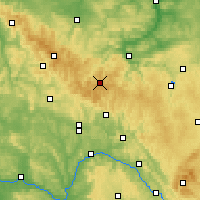 Nearby Forecast Locations - Тюрингенский Лес - карта