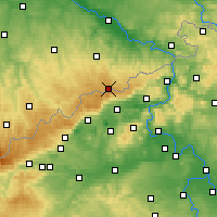 Nearby Forecast Locations - Альтенберг - карта