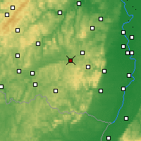 Nearby Forecast Locations - Кайзерслаутерн - карта