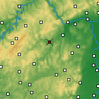Nearby Forecast Locations - Бад-Зобернхайм - карта