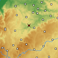 Nearby Forecast Locations - Вайбштадт - карта