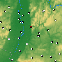 Nearby Forecast Locations - Гейдельберг - карта
