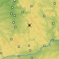 Nearby Forecast Locations - Ноймаркт-ин-дер-Оберпфальц - карта