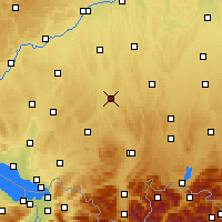Nearby Forecast Locations - Мемминген - карта