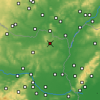 Nearby Forecast Locations - Мистельбах-ан-дер-Цайя - карта