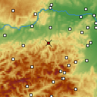 Nearby Forecast Locations - Лилиенфельд - карта