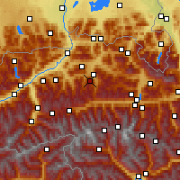 Nearby Forecast Locations - Ханенкамм - карта