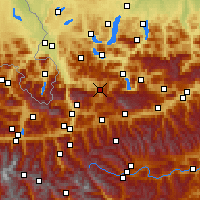 Nearby Forecast Locations - Annaberg im Lammertal - карта
