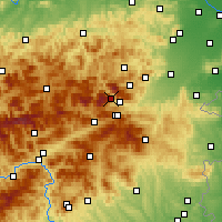 Nearby Forecast Locations - Ракс - карта